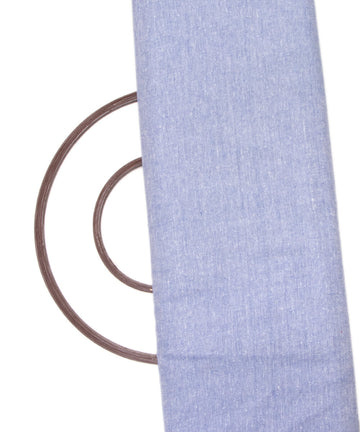 Blue Colour Two Tone Plain Khadi Fabric